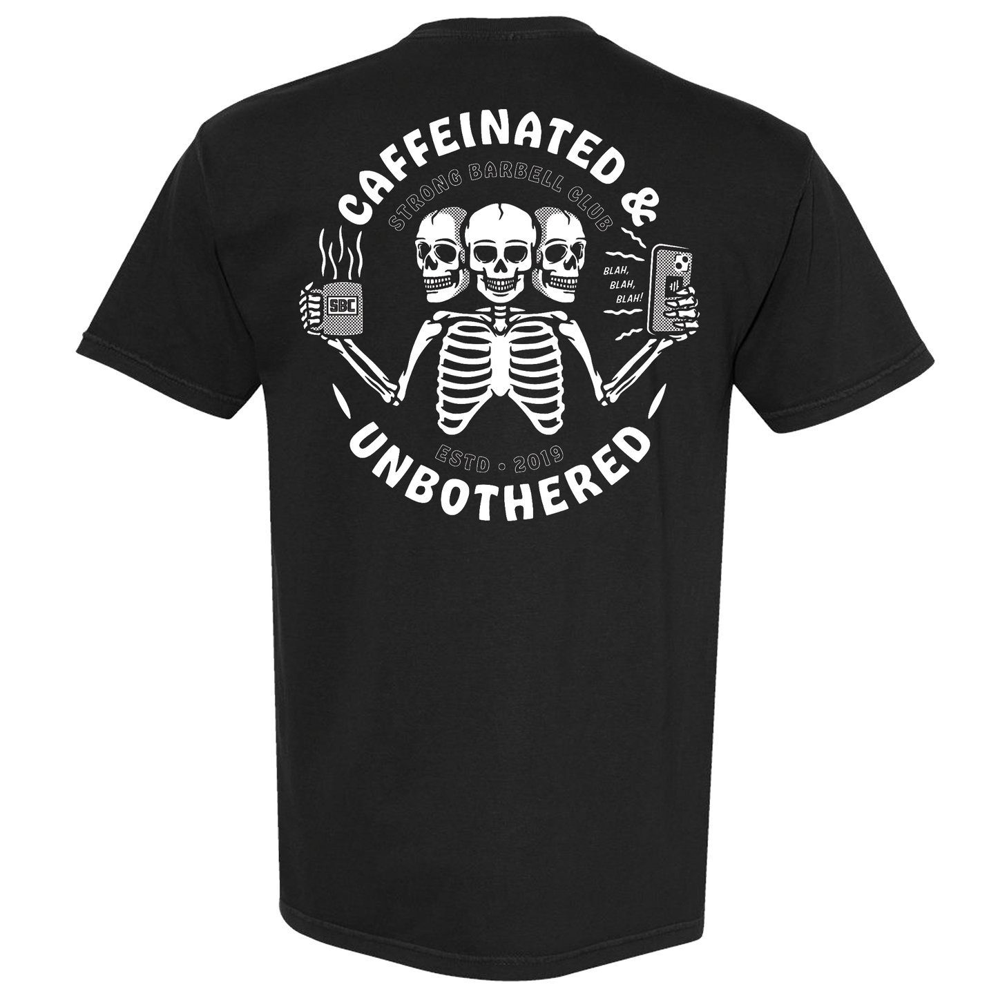 CAFFEINATED & UNBOTHERED - Black